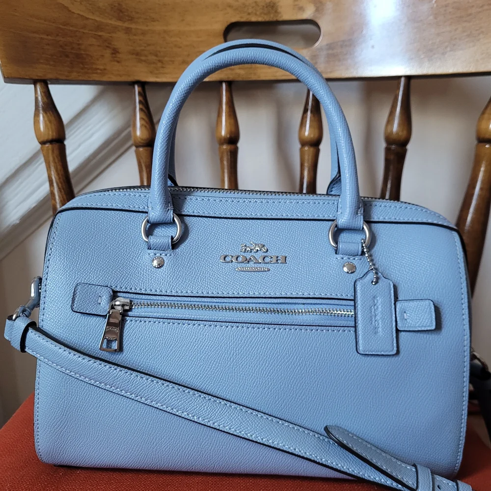 Coach Rowan Satchel Baby Blue - Picture 6 of 14